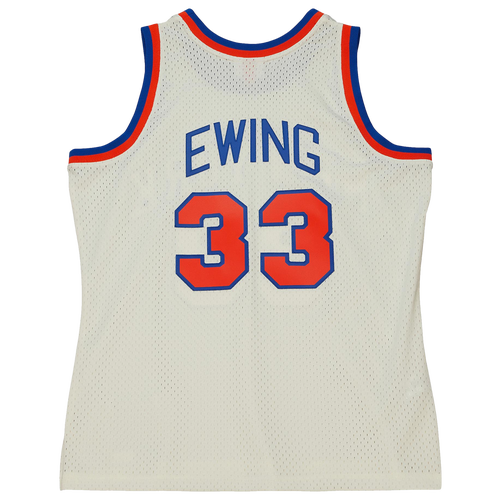

Mitchell & Ness Patrick Ewing Mitchell & Ness Knicks Cream Jersey Off White/White/White Size M
