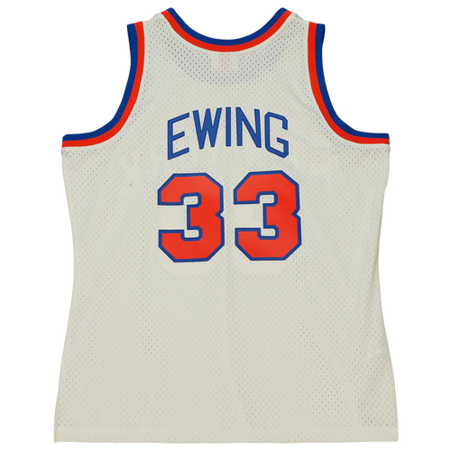 

Mitchell & Ness Patrick Ewing Mitchell & Ness Knicks Cream Jersey Off White/White/White Size XL