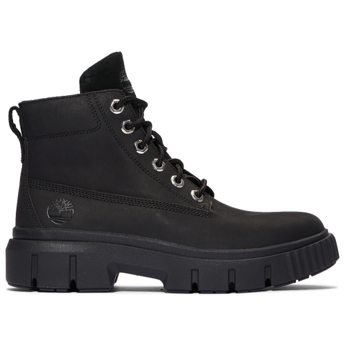 Shop Timberland Womens  Greyfield Leather Boots In Black