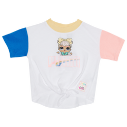 Girls' Toddler - PUMA LOL Dawn Tie Knot T-Shirt - White/Multi