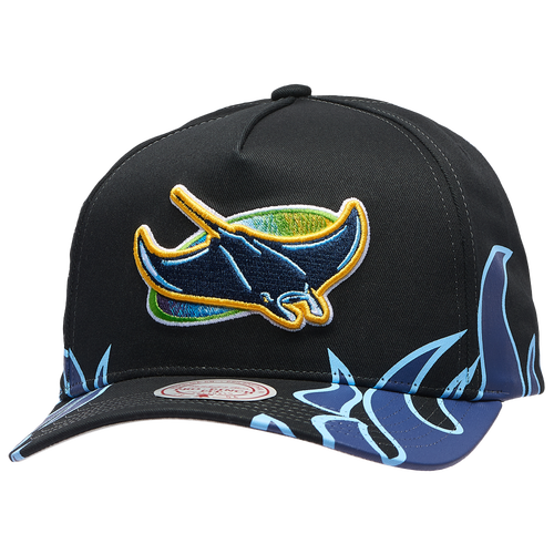 Mitchell & Ness Tampa Bay Rays  Rays Hot Head Pro Pinch Cap In Black