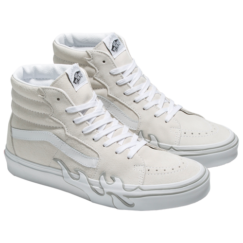 

Vans Mens Vans Sk8 Hi Flame - Mens Skate Shoes White/White Size 12.0