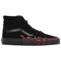 Vans sk8 hi flame on outlet feet