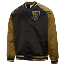 Men's - Mitchell & Ness Golden Knights Clutch Lightweight Satin Jacket - Olive