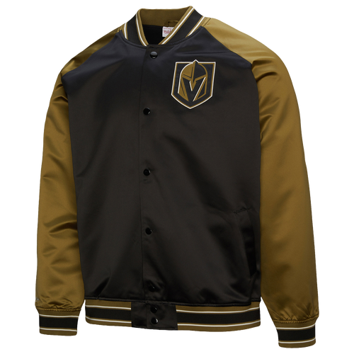 Mitchell & Ness Mens Vegas Golden Knights Golden Knights Clutch Lightweight Satin Jacket - - Olive