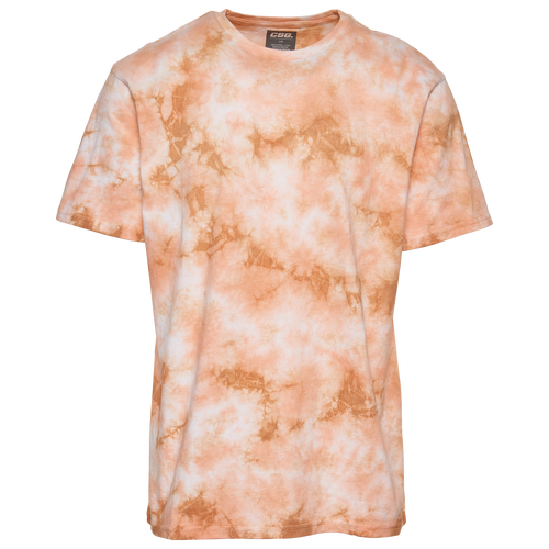 

CSG Mens CSG Cloud T-Shirt - Mens White/Orange Size M