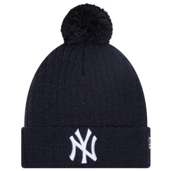 Men's - New Era Yankees Breeze Pom Knit - Navy/White