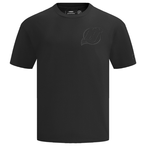 Pro Standard Mens New Jersey Devils Devils Neutral CJ Drop Shoulder T-Shirt - - Black