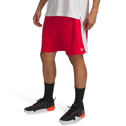 Under Armour Mens Tech Vent 7" Shorts - - Red