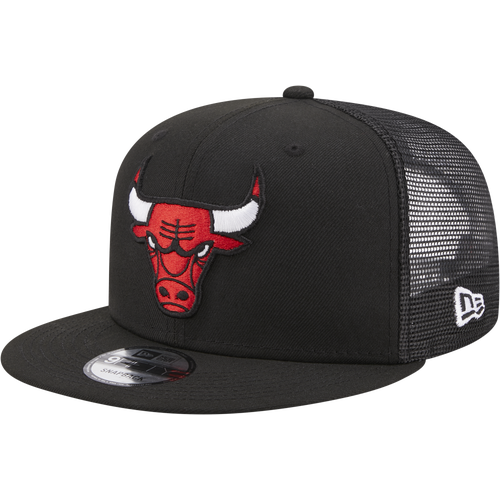 

New Era Mens Chicago Bulls New Era Bulls Team Color Trucker Hat - Mens Red/Black Size One Size