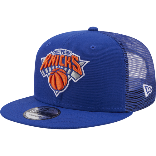 New Era Mens New York Knicks  Knicks Team Color Trucker Hat In Orange/blue