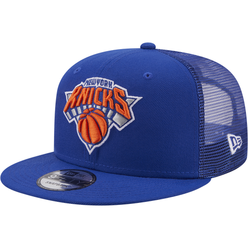 

New Era Mens New York Knicks New Era Knicks Team Color Trucker Hat - Mens Orange/Blue Size One Size