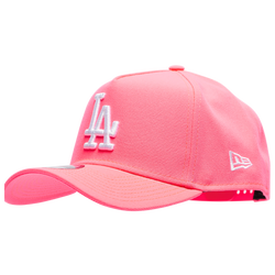 Men's - New Era Dodgers A Frame Neon Adjustable Cap - Pink/White