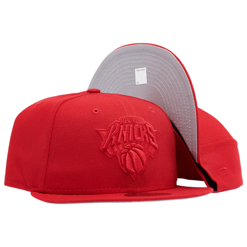 

New Era Mens New York Knicks New Era Hawks 3X Snap - Mens Red/Red Size One Size