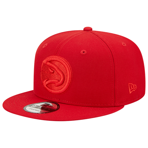 

New Era Mens Atlanta Hawks New Era Hawks 3X Snap - Mens Red/Red Size One Size