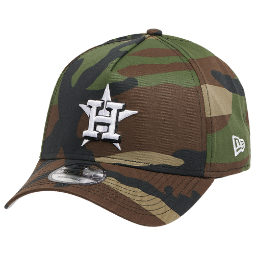 

New Era Mens New Era Astros A Frame Adjustable Cap - Mens Multi Size One Size