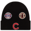New Era Cubs World Series Patch Beanie - Men's Black/Multi Color