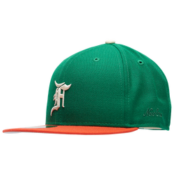 Men's - New Era Fear of God Fitted Cap - Green/Orange