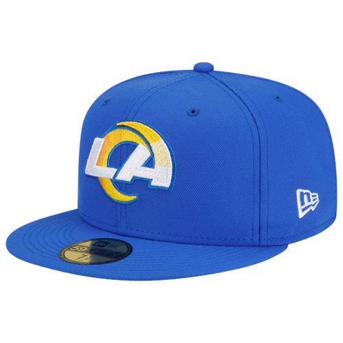 

New Era Mens Los Angeles Rams New Era Rams Patch Up 59Fifty Fitted Cap - Mens Royal/Royal Size 7