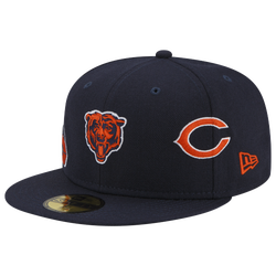 Men's - New Era Broncos X Just Don Fitted Cap - Navy/Orange
