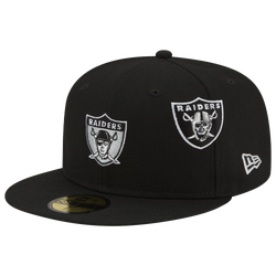 Men's - New Era Raiders X Just Don Fitted Cap - Black/Silver
