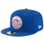 New Era Mets Cooperstown Logo 59Fifty Fitted Cap - Men's Royal/Royal