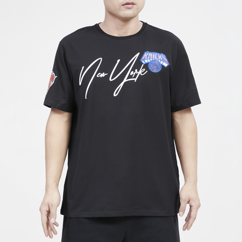 

Pro Standard Mens Pro Standard Knicks City Scape T-Shirt - Mens Black/Black Size L