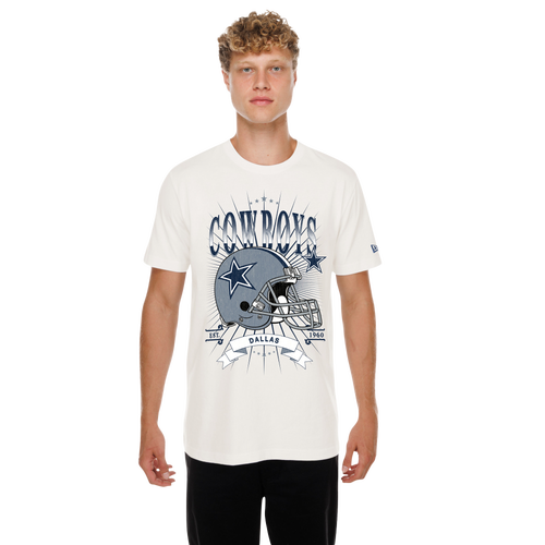 New Era Mens Dallas Cowboys Dallas Cowboys Alternate Short-Sleeve T-Shirt - - White
