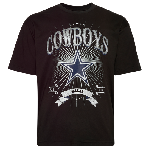 New Era Mens Dallas Cowboys Dallas Cowboys Alternate Short-Sleeve T-Shirt - - Black