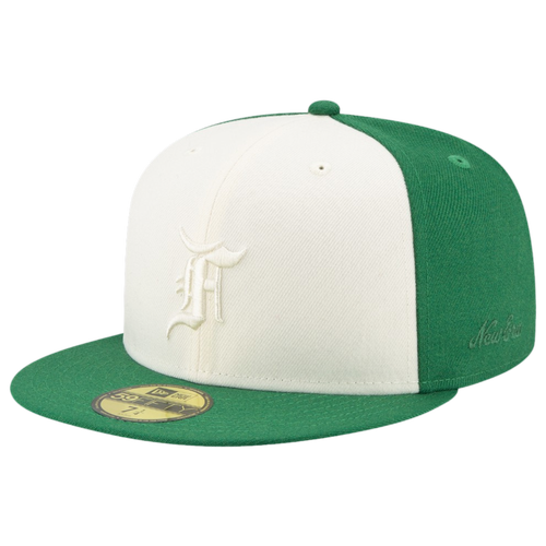 

New Era Mens New Era Fear Of God Trucker Fit - Mens Green/White Size 7