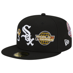 Men's - New Era White Sox 59Fifty Count The Ring Fit - Black/White