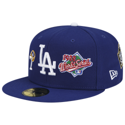 Men's - New Era Dodgers 59Fifty Count The Ring Fit - Blue/White