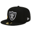 New Era Raiders City Cluster Fitted Hat - Men's Black