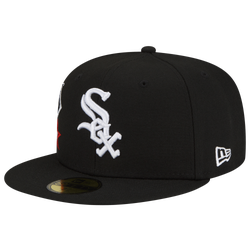 Men's - New Era White Sox 59Fifty Cluster Fit - Black/White