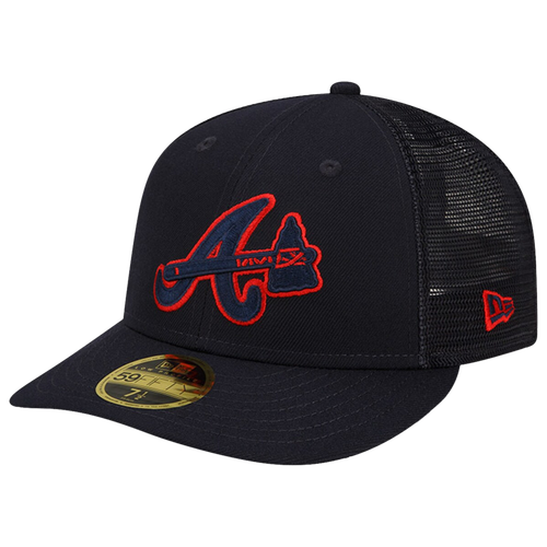 

New Era Mens New Era Braves 2022 BP Low Profile 59Fifty Hat - Mens Navy Size 7