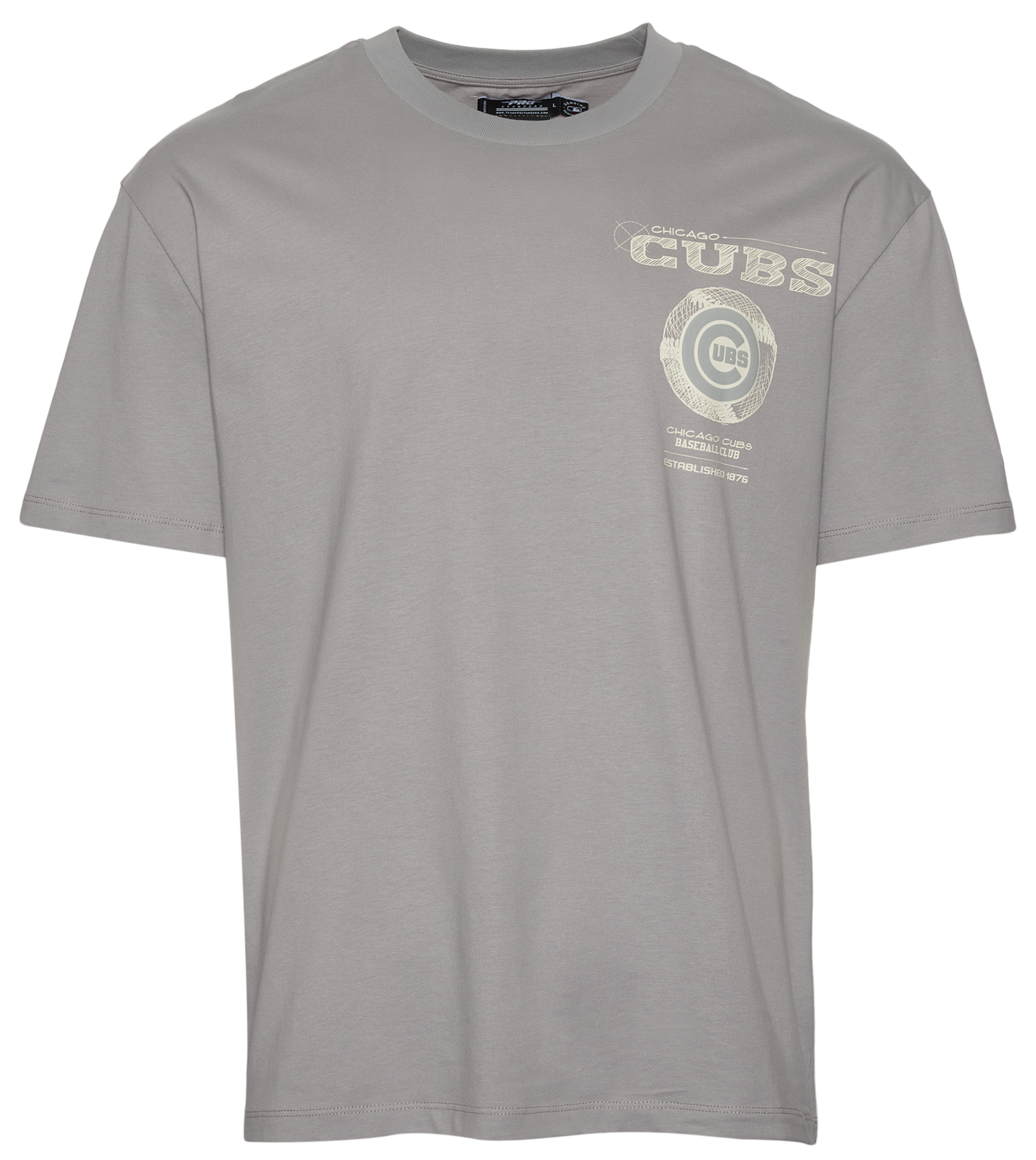 Pro Standard Cubs Blueprint Pro Drop Shoulder FC T-Shirt - Men's