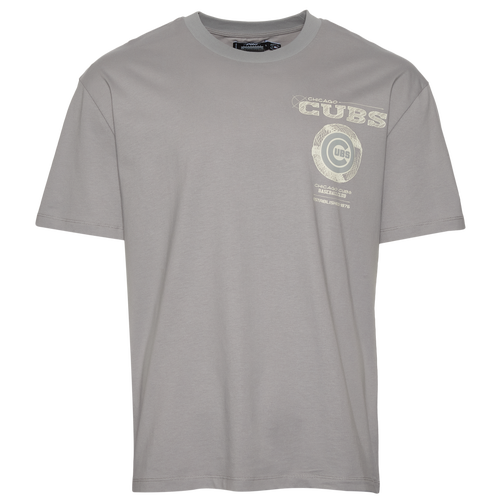  - Pro Standard Cubs Blueprint Pro Drop Shoulder FC T-Shirt - Silver