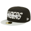 New Era Raiders Draft 5950 Fitted Hat - Men's Black/Grey