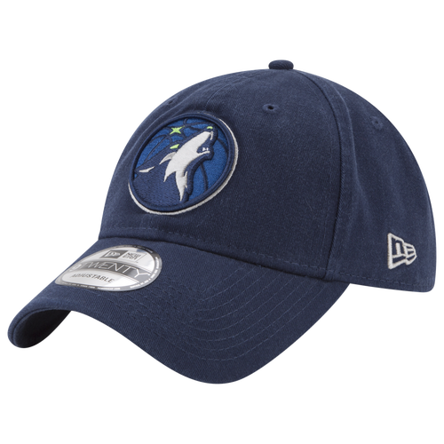 

New Era Mens Minnesota Timberwolves New Era Timberwolves Core Classics 2.0 Cap - Mens Black/Black Size One Size