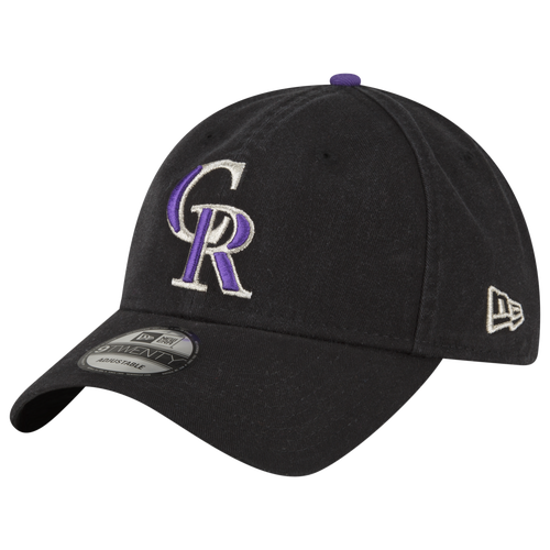 

New Era Mens Colorado Rockies New Era Rockies 2017 Game Cap - Mens White/Black Size One Size