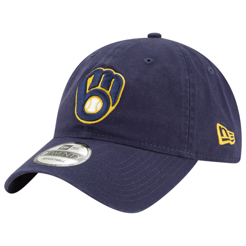 

New Era Mens Milwaukee Brewers New Era Brewers 2020 Alternate Cap - Mens Yellow/White Size One Size