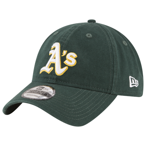 New Era Mens  Athletics Road Cap In Green