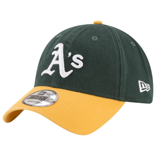 

New Era Mens New Era Athletics Home Cap - Mens Green/White Size One Size