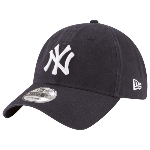 

New Era Mens New York Yankees New Era Yankees Core Classic 920 Adjustable Cap - Mens White/Navy Size One Size
