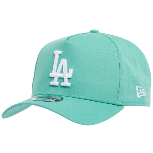 

New Era Mens Los Angeles Dodgers New Era Dodgers A Frame Adjustable Cap - Mens Pastel Green/White Size One Size