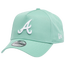 New Era MLB A Frame Adjustable Cap - Men's Pastel Green/White