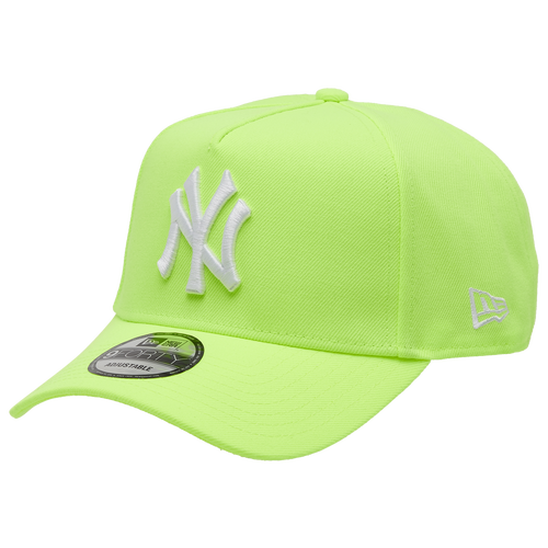 

New Era Mens New York Yankees New Era Yankees A Frame Adjustable Cap - Mens Yellow/White Size One Size