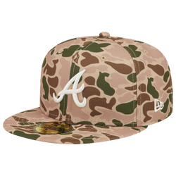 Men's - New Era Braves 59Fifty MLB Duck Camo Fit - Multi Color