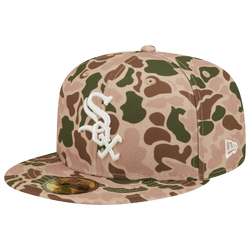 Men's - New Era White Sox 59Fifty MLB Duck Camo Fit - Multi Color