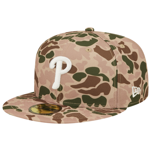 

New Era Mens Philadelphia Phillies New Era Phillies 59Fifty Duck Camo Fit - Mens Multi Color Size 7